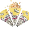 100 kpl Popcornpusseja Paperipussit Mantelit Popcorn S[J]