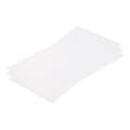 ABS Plastplade 7 x 4 0,02 Tommer Styrenplader til Byggemodel DIY Håndværkspanel Hvid 3 Stk 7\" 4\" 0,02\"