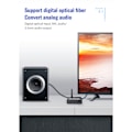 Miniatyrbild 6 av 8: Digital till Analog Audio Converter Bluetooth 5.1 RCA Digital till Analog Receiver Converter för PS3 för PS4 DVD Hemmabio