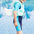 Miniatyrbild 6 av 8: Uppblåsbar pool flyter Rolig Söt Säker Uppblåsbar simring för barn för sommarens vattenfester Utomhus vattenaktiviteter Grön L storlek (5-8 år)