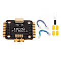 Miniatyrbild 1 av 8: HAKRC 25A RC Quadcopter Speed ​​Controller PCB 4 i 1 Drone ESC för FPV Flying Machine Black
