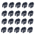 Pikkukuva 1 / 8: 20 kpl Pool Stick Clips Kannettava keppiteline Klipsi korvalla Biljarditarvikkeet L 23mm ID