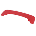 Miniatyrbillede 7 af 8: Aluminiumslegering RC bil frontkofanger frontsplitter til ARRMA 1/7 1/8 Series fjernbetjeningsbiler Rød