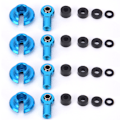 Miniatyrbilde 1 av 8: Link Rod End Kuleledd RC Reservedeler Tilbehør for 1-10 ECX 2 Wheel Drive RC CarBlue ECX1038B