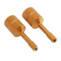 Miniatyrbilde 7 av 8: Drone Fjernkontroll Joystick Aluminiumlegering Utvidet Tommelspak for DJI Mini 3 Pro Fjernkontroll 2stk Gull