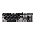 Miniatyrbillede 4 af 8: 104 Tasters Mekanisk Gaming Tastatur 28 Baggrundslys Tilstande Blå Kontakt Plug and Play RGB Kablet Computertastatur til Windows til Linux Sort Grå