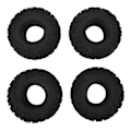 Miniatyrbillede 1 af 8: 4 stk. RC Crawler Dæk Fleksibel universel udskiftning RC Gummi Dæk Skin til 2,2 tommer store hjul
