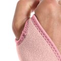 Pikkukuva 7 / 8: Rannetuki Andas-vuori Koukku ja silmukka Kestävä nylon Pehmeä mukava ranteen kompressiohihna urheiluun ulkoiluun vaaleanpunainen