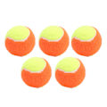 Miniatyrbillede 4 af 8: 5 stk. 6 cm gummi tennisbolde Elastiske squashbolde trykaflastningsbolde til træningsunderholdning Orange