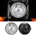 Pikkukuva 7 / 8: Muokattu retro pyöreä moottoripyörän ajovaloyksikkö sopii CB400/900:een