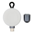Pikkukuva 1 / 8: USB C Älykellon Langaton Laturi Nopea Lataus Kannettava Magneettinen Imu Turvallinen Latausalusta IOS:lle, Harmahtavan Valkoinen