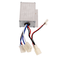 Miniatyrbillede 2 af 8: 12V 250W motorhastighedsregulator Børstet med 3 ledninger Aluminiumskal Motorhastighedskontrolboks til elcykler