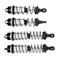Miniatyrbilde 3 av 8: RC Fremre Bakre Støtdempere Demper Aluminiumslegering RC Bil Fjær Støtdemper for ARRMA 1/7 1/8 RC Biler Svart