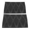 Miniatyrbillede 5 af 8: 2 ST Tennisracket Grip Tape Varmekrympbar polyolefinracket overgreb til horisontal racket Sport Sort