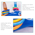 Miniatyrbild 7 av 8: Uppblåsbar Pool Ring Toss Game Pool Floats Leksaker Spel Set med 4st Hoop och Inflator Vatten Underhållning Interactive Game