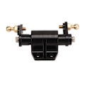 Miniatyrbilde 4 av 8: RC Svingbase Aluminium Legering Svart Lettvekt Stabil ytelse for Tamiya 1/14 RC Lastebiler