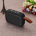 Miniatyrbillede 6 af 8: Mini Bluetooth Højttaler Stereo Subwoofer Støtte Hukommelseskort Bærbar Trådløs Højttaler med Håndrem Sort