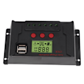 Miniatyrbillede 7 af 8: Solar Controller PWM 12V 24V Automatisk tilpasning LCD-skærm USB-port Solar Regulator 20A