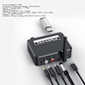 Miniatyrbilde 1 av 8: Digital til Analog Audio Converter Bluetooth 5.1 RCA Digital til Analog Mottaker Converter for PS3 for PS4 DVD Hjemmekino