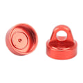 Miniatyrbilde 6 av 8: RC Støtdemper Topplokk Aluminiumslegering RC Demperlokk Beskyttelse for TENACITY Pro 1/10 2stk Rød