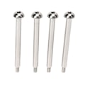 Miniatyrbilde 8 av 8: 4 stk RC Nedre Hengselstift Stål Aluminiumlegering RC Hengselstift med M3 Mutter for ARRMA 1/7 1/8 Series Sølv