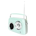 Pikkukuva 8 / 8: Retro Radio Bluetooth -kaiutin, kannettava HiFi-stereokaiutin, söpö vanhanaikainen radiokaiutin juhliin, ulkokäyttöön, mintunvihreä