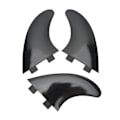 Miniatyrbild 5 av 8: 3 Styck Surfboard fenor PVC Quick Release Ersättning Tri Fin Set för Longboard Surfboard Paddleboard