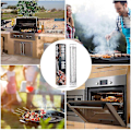 Miniatyrbillede 4 af 5: BBQ røgrør, 30 cm BBQ koldrøgsgenerator, BBQ røggenerator i rustfrit stål