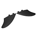 Miniatyrbilde 3 av 8: Surfebrettfinne Profesjonell Lettvektsforsterket Slitesterk PVC Surfefinne for Longboard Surfebrett Stand Paddleboard