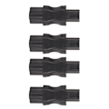 Miniatyrbillede 7 af 8: 4 STK IEC320 C6 til IEC320 C7 Strømadapter Plug and Play PDU Chassis Strømkonverter til Computer Laptop