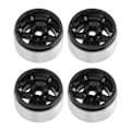 Miniatyrbilde 5 av 8: 4 stk 1,9 tommer Hjulnav Aluminiumlegering Beadlock Hjulnav Tilbehør for Axial SCX10 90046 AXI 03007 for REDCAT MST 1/10 RC Bil Svart