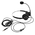 Miniatyrbillede 2 af 8: Kablet Business Headset Støjreducerende Binaural Telefon Headset med Mikrofon til Kontor Call Center USB-stik