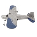 Miniatyrbild 6 av 8: RC Plane Hållbar RC Glider Fjärrkontroll Flygplan Fast Wing Aircraft Jet med LED-ljus för personer över 14 år 1 batteri