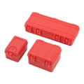 Pikkukuva 5 / 8: 3 kpl RC-auton simulointi matkalaukku Iso Keskikokoinen Pieni RC Crawler Matkalaukku Koristelu 1/18 1/24 Punainen