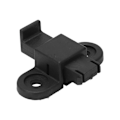 Miniatyrbillede 5 af 8: Båd Quick Release Slide Lock ABS Sort Kajakker Fodpedaltilbehør til kanofiskebåd
