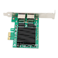 Miniatyrbillede 8 af 8: 1000M Gigabit Ethernet Netværkskort Dobbelt RJ45 Port 10/100/1000Mbps PCI Express Netværksadapter til Windows
