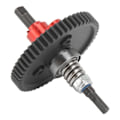 Miniatyrbilde 7 av 8: 54T Spur Gear Komplett Slipper Clutch Aluminium Stål Differential Slipper Clutch Montering for Traxxas Slash 1/10 RC Biler Rød