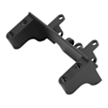 Miniatyrbillede 2 af 8: RC Servo Stativmonteret Aluminiumlegering Styretøj Servomonteringsbeslag til Axial 1/18 UTB18 Capra Unlimited Trail Car Sort