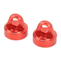 Miniatyrbilde 2 av 8: RC Støtdemper Topplokk Aluminiumslegering RC Demperlokk Beskyttelse for TENACITY Pro 1/10 2stk Rød