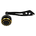 Pikkukuva 2 / 8: Baitcasting-kelan kahva 32 mm / 1,26 tuumaa ergonominen metallinen kalastuskela kahva Baitcasting DSH019 musta kulta