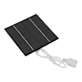 Pikkukuva 2 / 8: 1,2 W 5 V Mini USB -aurinkopaneeli, kannettava kevyt polykiteinen silikoni pieni aurinkopaneeli matkapuhelimelle