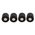 Miniatyrbillede 7 af 8: 4 stk. Fitness Bandage PU Svamp Elasticitet God åndbarhed Atletisk Wrap til Fitness Fodbold Sort