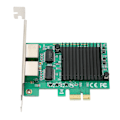 Miniatyrbillede 7 af 8: 1000M Gigabit Ethernet Netværkskort Dobbelt RJ45 Port 10/100/1000Mbps PCI Express Netværksadapter til Windows