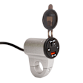 Miniatyrbild 6 av 8: Motorcykel USB-laddare Vattentät 12V Strömadapter Digital Display Spänning med Switch
