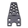 Pikkukuva 4 / 8: 4 kpl Metallinen iskunvaimentimen säätökiinnike tarvikkeet Axial SCX10 1/10 mittakaava RC Crawler Auto Black CA6243