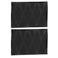 Miniatyrbillede 6 af 8: 2 ST Tennisracket Grip Tape Varmekrympbar polyolefinracket overgreb til horisontal racket Sport Sort