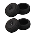 Pikkukuva 4 / 8: 4 kpl RC-kumirenkaita, vahva pito, korkea kulutuskestävyys, joustavat 17 mm:n pyörät Redcat Blackille