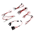 Miniatyrbilde 5 av 8: RC Front Baklysstang Hvit Rød Gul LED-lys Frontlykt Baklyslysstang For ZD Racing MX07 4WD 1/7 RC