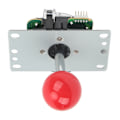 Miniatyrbild 8 av 8: Arcade Joystick Gamepad DIY Joystick Arcade Game Fighting Stick Ersättningsdelar Pin Kretskort med kulhuvud Röd