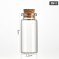 Miniatyrbilde 1 av 5: 20 stk Små Flasker Mini Glassflasker med Kork Ønskeflasker for Bryllup, Kreativitet og Dekorering